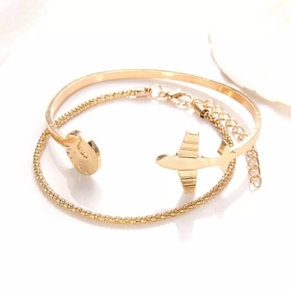 💎✨ Travel Gold Bracelet Set - Picture 2 of 4